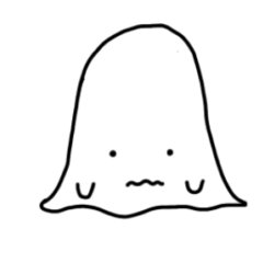 [LINEスタンプ] おばけちゃんの怠惰な日常スタンプ