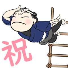 [LINEスタンプ] 動く！ 江戸っ子の素敵な日常 no.1