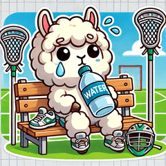 [LINEスタンプ] ラクロスを楽しむ！アルパカLINEスタンプ2