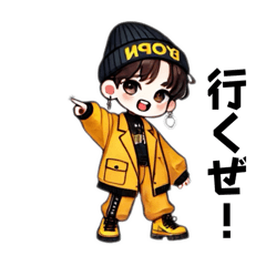 [LINEスタンプ] 日常で使えるスタンプ✳︎kpop男子