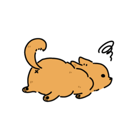 [LINEスタンプ] ライオンカットのポメチワほっけちゃん