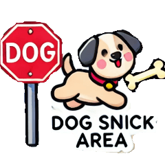 [LINEスタンプ] 犬の標識