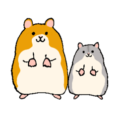 [LINEスタンプ] おハムたち