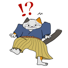 [LINEスタンプ] 【修正版】 浮世絵風おどけ猫