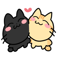 [LINEスタンプ] ちょみのかわいい5匹のねこと2匹の友達