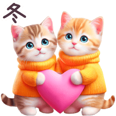 [LINEスタンプ] 冬 年末年始 毎日使える ねこ 日常