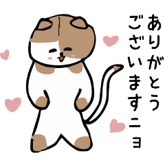 [LINEスタンプ] 毎日使える♪ゆる可愛いニャニュニョねこ