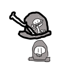 [LINEスタンプ] よっくん 棒人間