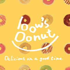 [LINEスタンプ] bow's Donuts食べたい！