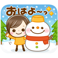 [LINEスタンプ] 大人女子♡冬に役立つイラスト満載