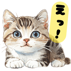 [LINEスタンプ] かわいい猫たちの返事