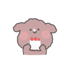 [LINEスタンプ] ゆるっとかわいいトイプードル
