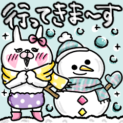 [LINEスタンプ] もかりか♡キャラクターズ【★*Winter*★】