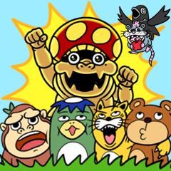 [LINEスタンプ] ハラペコアニマルズ