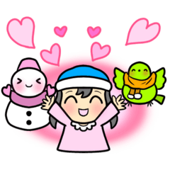 [LINEスタンプ] 冬の思いやり♡挨拶スタンプ