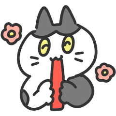 [LINEスタンプ] ゆる〜い地域猫のちびちゃん