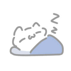 [LINEスタンプ] きょうもしろねこ