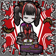 [LINEスタンプ] アンデッド集合⚰️ヴァンパイア女子