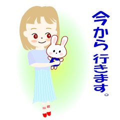 [LINEスタンプ] 飛び出す！クルミ＆もも家族で使う日常会話