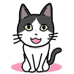 [LINEスタンプ] 猫のろくちゃんとビーグル犬のうめ