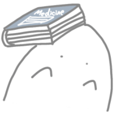 [LINEスタンプ] おばけちゃんと医学部の日常