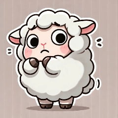 [LINEスタンプ] 迷えるひつじのリアクションコレクション