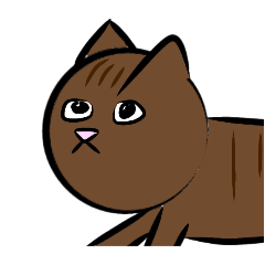 [LINEスタンプ] 猫のトラルくん！