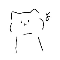 [LINEスタンプ] ゆる〜くうごくねこ