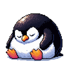 [LINEスタンプ] ふとっちょペンギンの日常