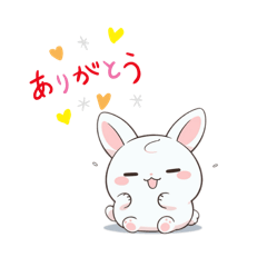 [LINEスタンプ] ゆるうさ★使える！ビジネス＆デイリー