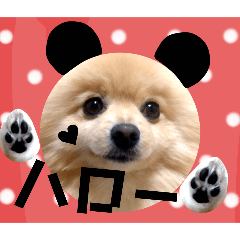 [LINEスタンプ] ぱんだ うさぎ ドーナツ 犬のはるです