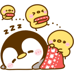 [LINEスタンプ] ぺんぺん♡冬のスタンプ