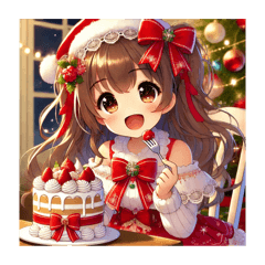 [LINEスタンプ] かわいい彼女♡クリスマス6