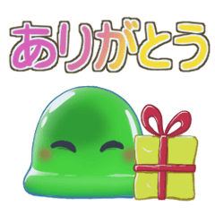 [LINEスタンプ] 感情豊かなスライムちゃん