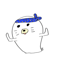 [LINEスタンプ] あざらしのあざちゃんだよ。