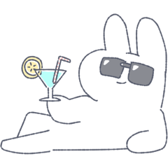 [LINEスタンプ] うさぎスタイル5