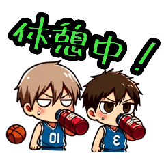 [LINEスタンプ] バスケ男子の日常（たまに関西弁）