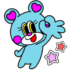 [LINEスタンプ] ポプくま♡スタンプ