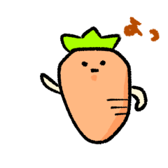 [LINEスタンプ] にんじんさ〜〜〜ん！！