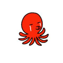 [LINEスタンプ] 水の生き物シリーズ タコ編