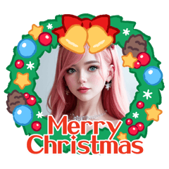 [LINEスタンプ] クリスマスの美女☆美人・冬の彼女