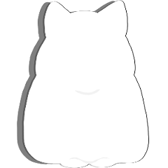 [LINEスタンプ] ねこスタンプ 白猫01