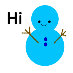 [LINEスタンプ] 雪だるまパレード1