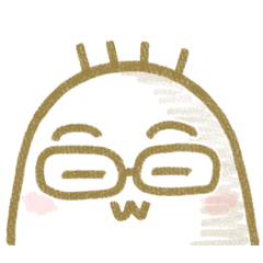 [LINEスタンプ] メガネの妖精(スタンプアレンジしやすい)