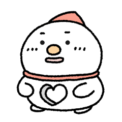 [LINEスタンプ] かわいい雪だるま！