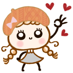 [LINEスタンプ] 優しさ沢山♡肯定girl