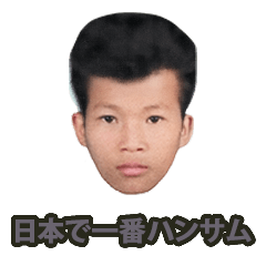 [LINEスタンプ] 日本で一番ハンサム