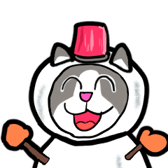 [LINEスタンプ] 冬の猫の日々