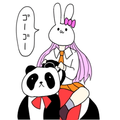 [LINEスタンプ] ギャルうさちゃんの日常会話