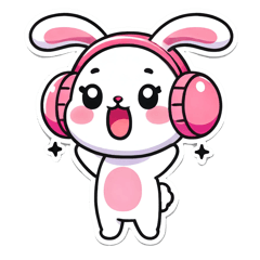 [LINEスタンプ] かわいいうさぎ ！！ 2